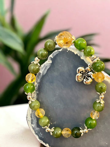 Jade and Citrine: Good Fortune, Success and Abundance