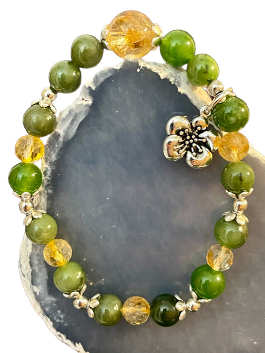 Jade and Citrine: Good Fortune, Success and Abundance
