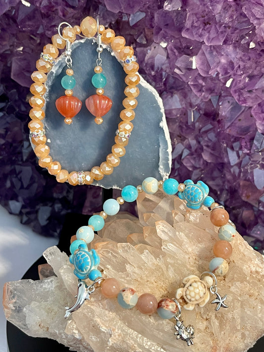 Customize a Bracelet and Earrings Set
