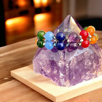 🌈 Rainbow PRIDE Chakra Bracelet Set ✨