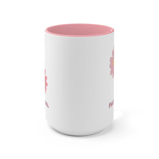 Pretty Girl, Two-Tone Coffee Mugs, 15oz