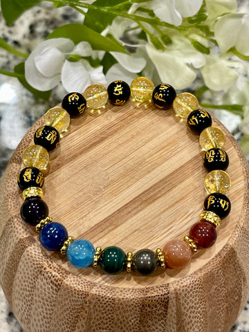 7 Chakra; Mantra Stones, Citrine; Manifest Financial Abundance & Opportunities