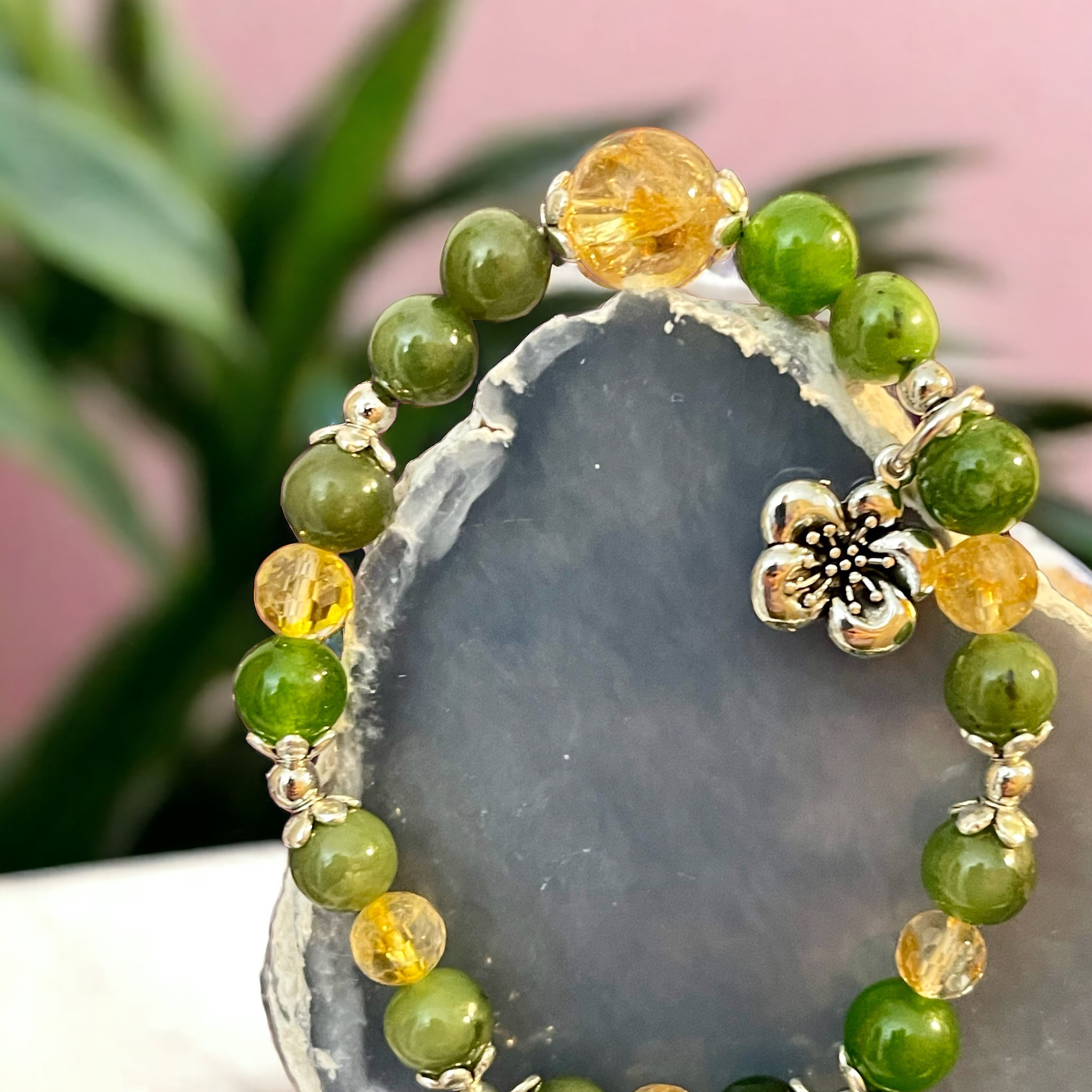 Jade and Citrine: Good Fortune, Success and Abundance