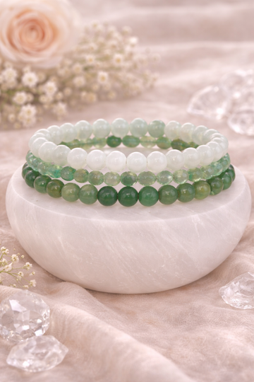 Burma Jadeite Harmony Stack | Abundance, Balance, Prosperity
