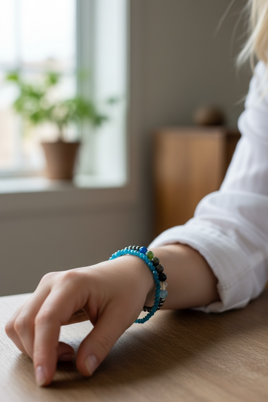 Fire Horse Water Wealth Bracelet | 8 Powerful Stones for Protection, Abundance & Balance