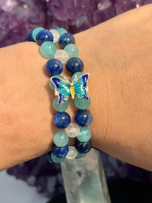 Butterfly Bracelet: Keep Going, Keep Growing; Empowering