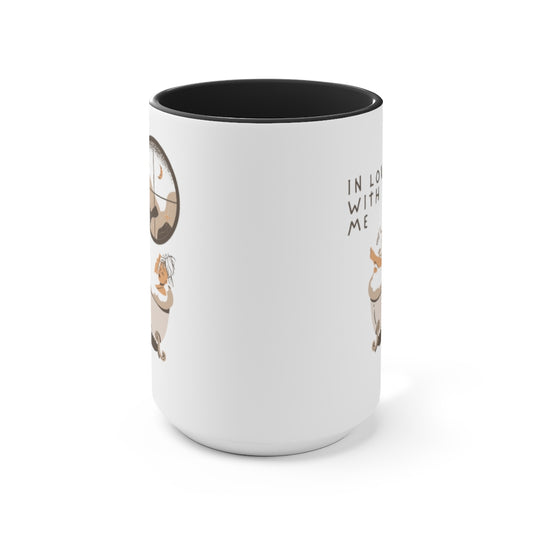 In Love with Me, Two-Tone Coffee Mugs, 15oz