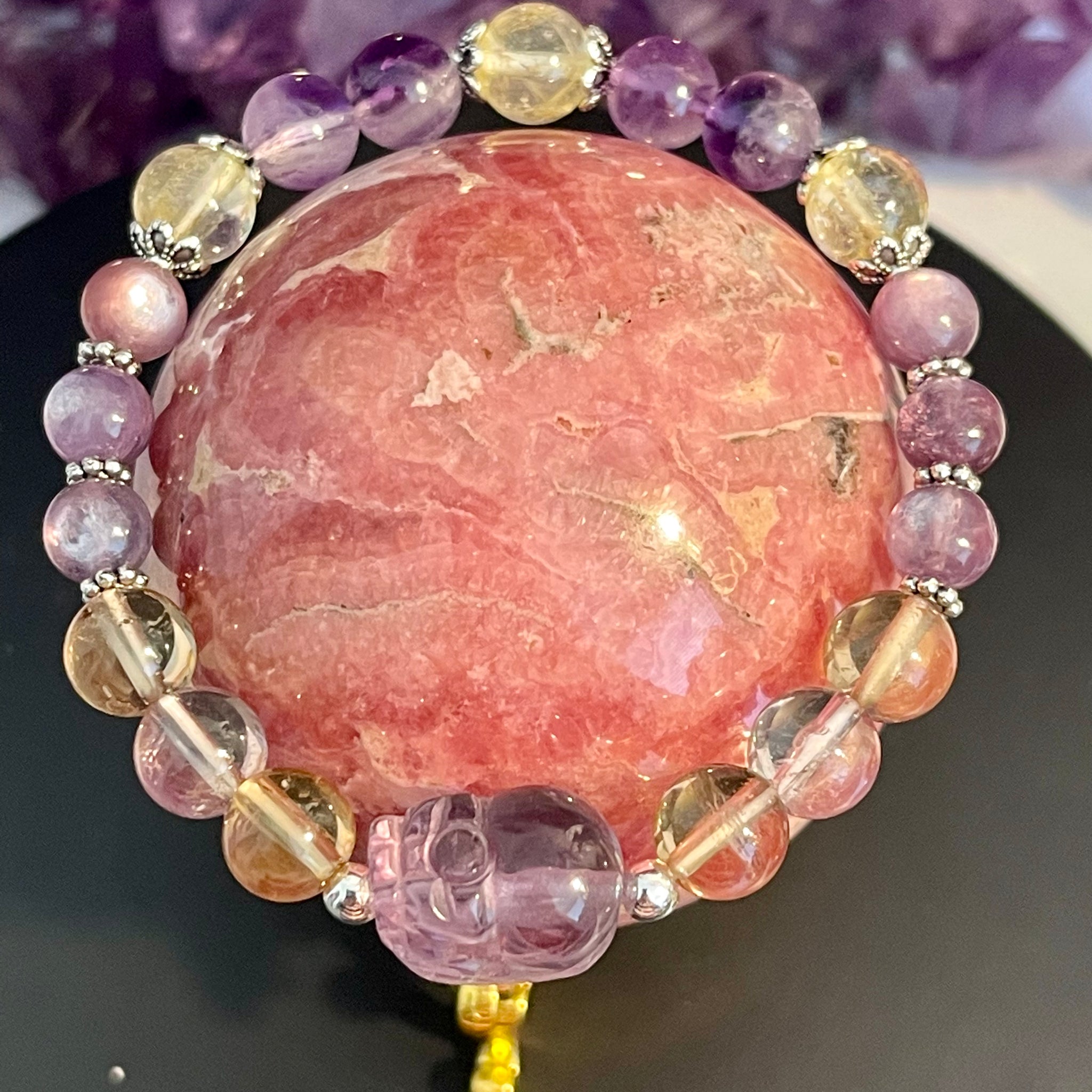 Amethyst Pixiu; Abundance, Fortune, Prosperity, Protection