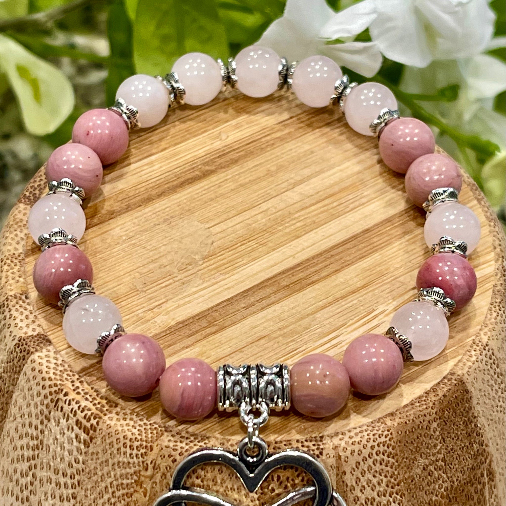 Rose Quartz, Pink Rhodonite; Love, Kindness, Compassion