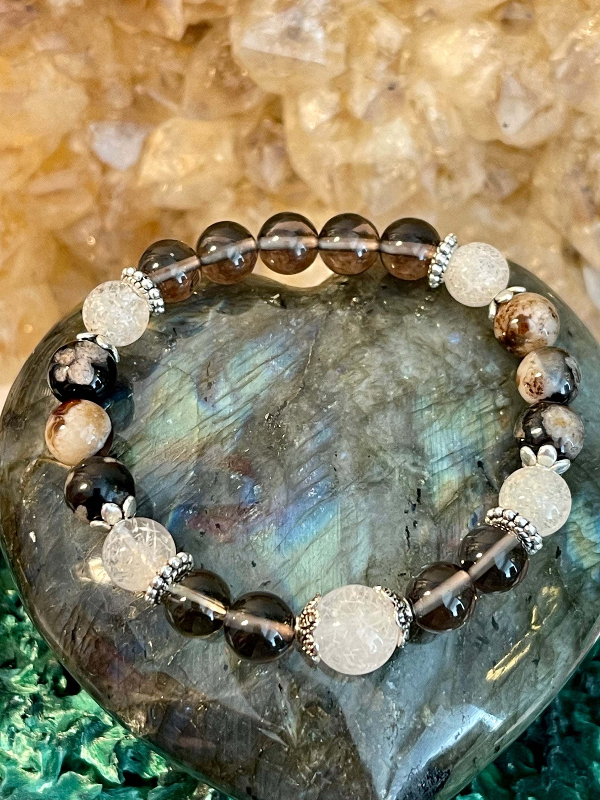 Smoky agate sale