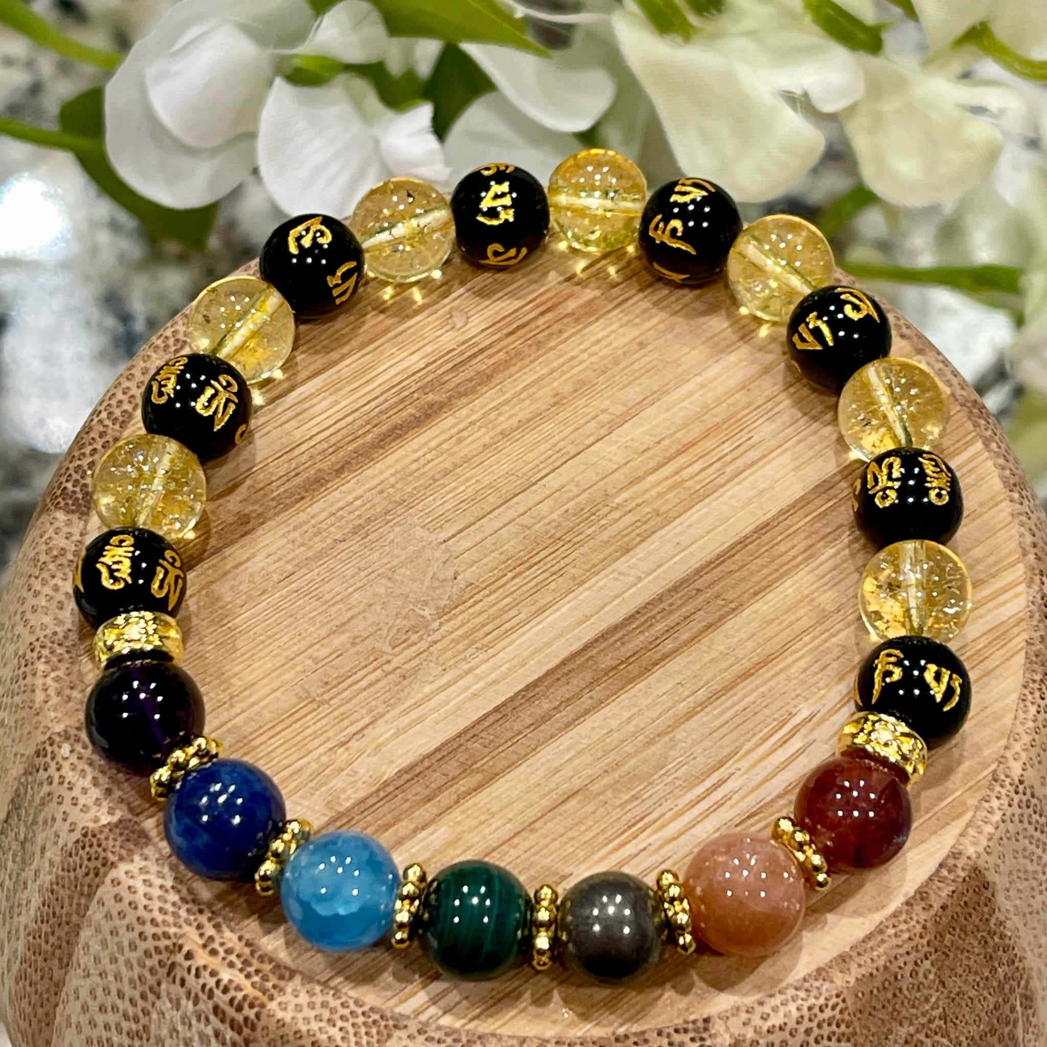 7 Chakra; Mantra Stones, Citrine; Manifest Financial Abundance & Opportunities